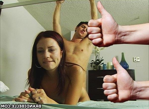 16P Pictures of Brandi Belle having some weird kinky sex