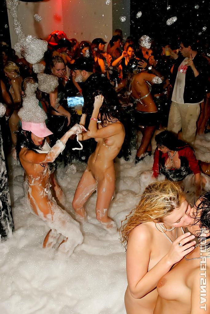 16P Pretty babes going wild at the drunk sex party with horny guys