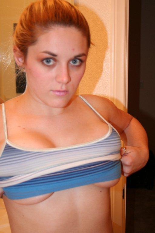 16P Pictures of teen Busty Barbi exposing her busty body