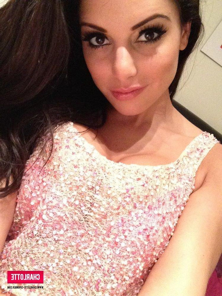 12P Charlotte strips from her sparkly dress just for you