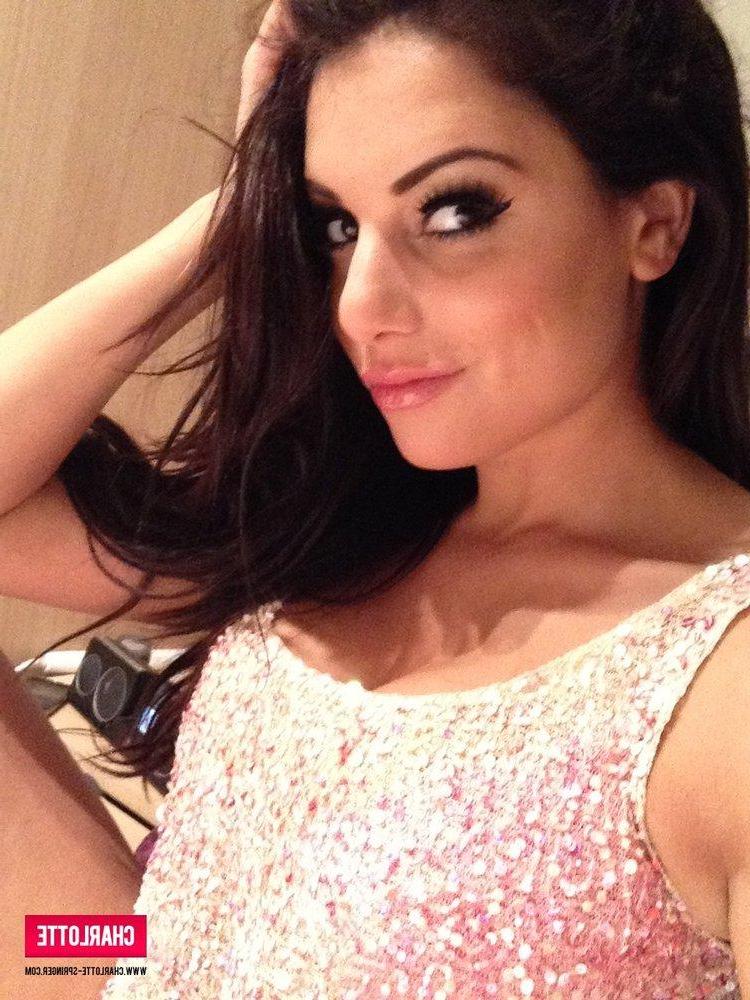 12P Charlotte strips from her sparkly dress just for you