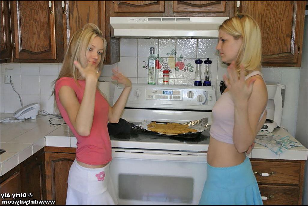 20P Pics of Dirty Aly and XXX Raimi getting it on in the kitchen