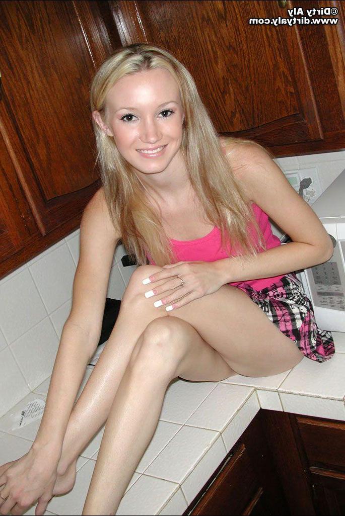 20P Pictures of teen Dirty Aly stripping totally nude for you