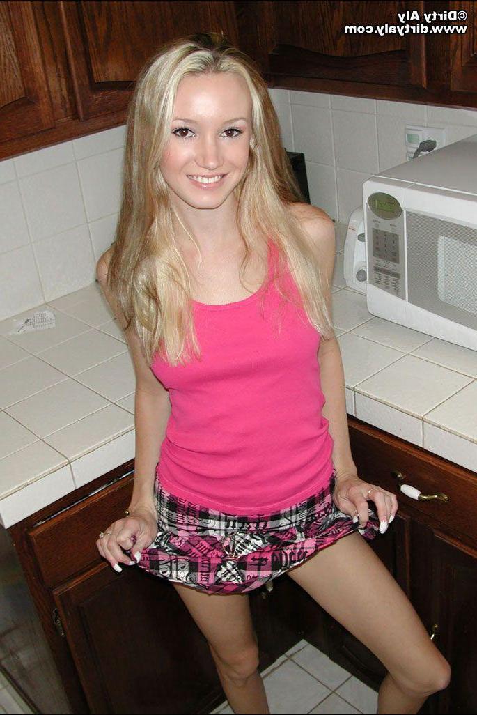 20P Pictures of teen Dirty Aly stripping totally nude for you