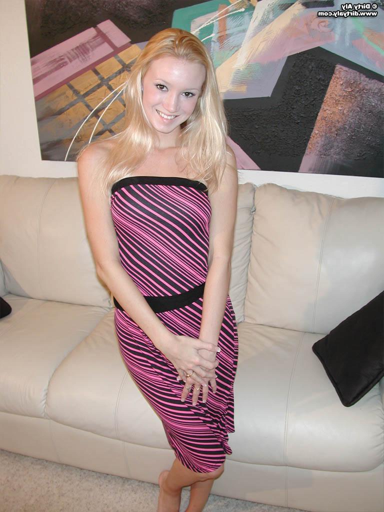 20P Pictures of teen Dirty Aly stripping for you