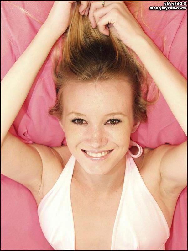 20P Pictures of blonde teen Dirty Aly showing you her tits