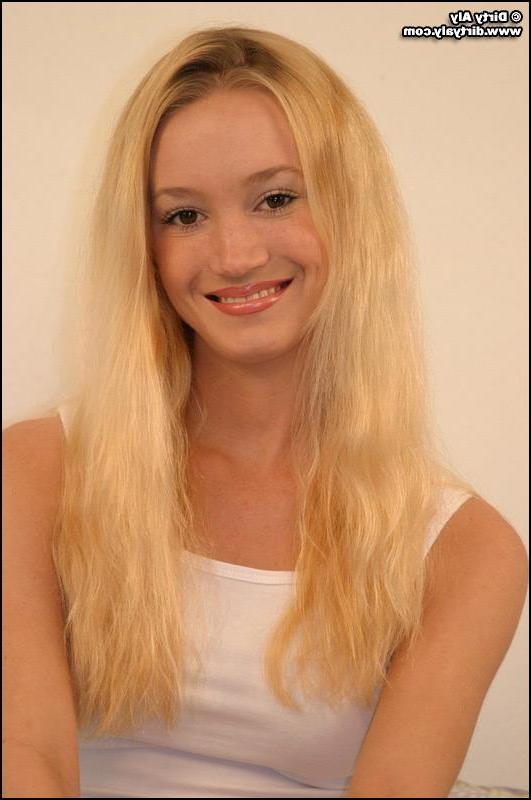20P Pictures of teen star Dirty Aly stripping to her panties