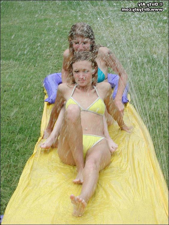 20P Dirty Aly and her friends have some fun outside