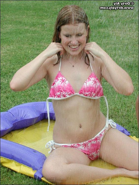 20P Dirty Aly and her friends have some fun outside