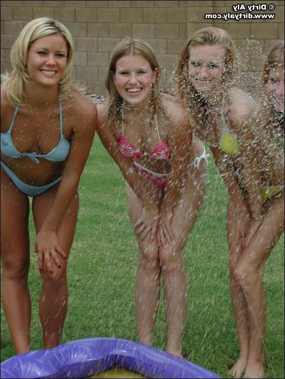 20P Dirty Aly and her friends have some fun outside