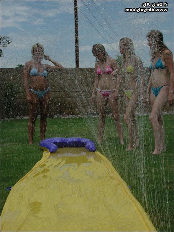 20P Dirty Aly and her friends have some fun outside