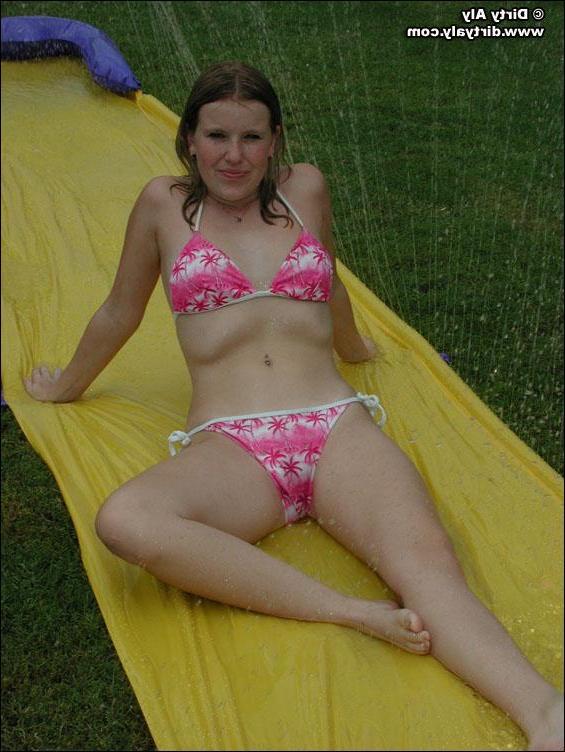 20P Dirty Aly and her friends have some fun outside