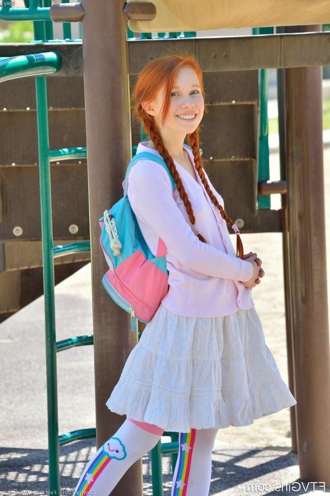 15P Redhead teen Dolly can't wait to masturbate after school