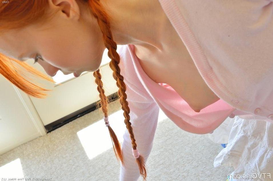 15P Redhead teen Dolly can't wait to masturbate after school