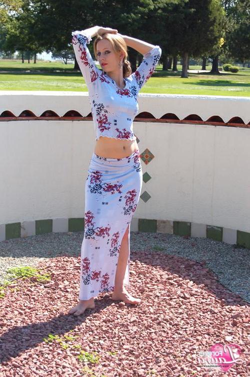 16P Laura is beautiful and mysterious as she gets topless in her dragon dress.