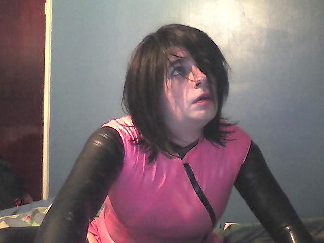 5P Pink Latex Dress