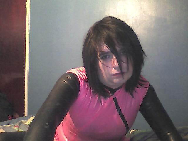 5P Pink Latex Dress
