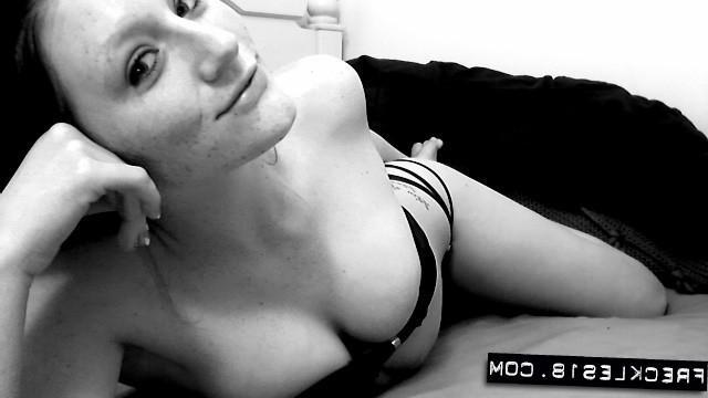 12P Hot girl Freckles 18 gives you a sexy tease in her swimsuit