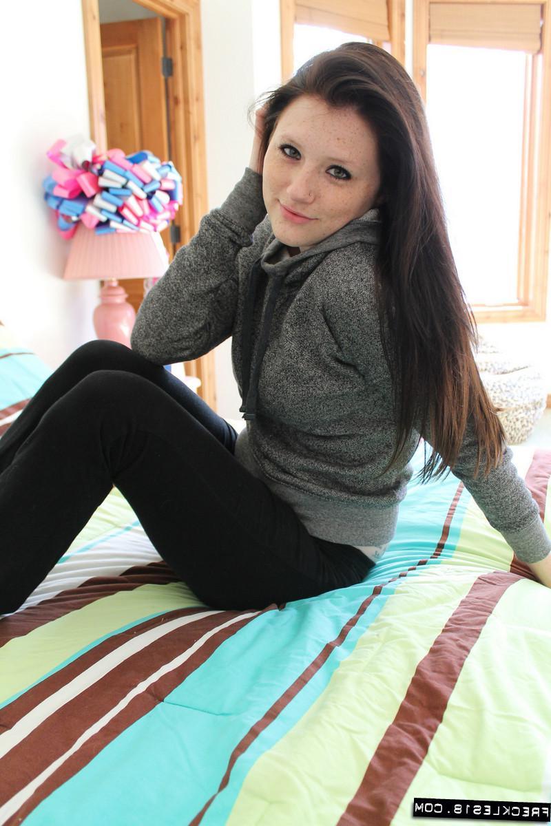 12P Hot teen Freckles 18 wants you to party with her in bed