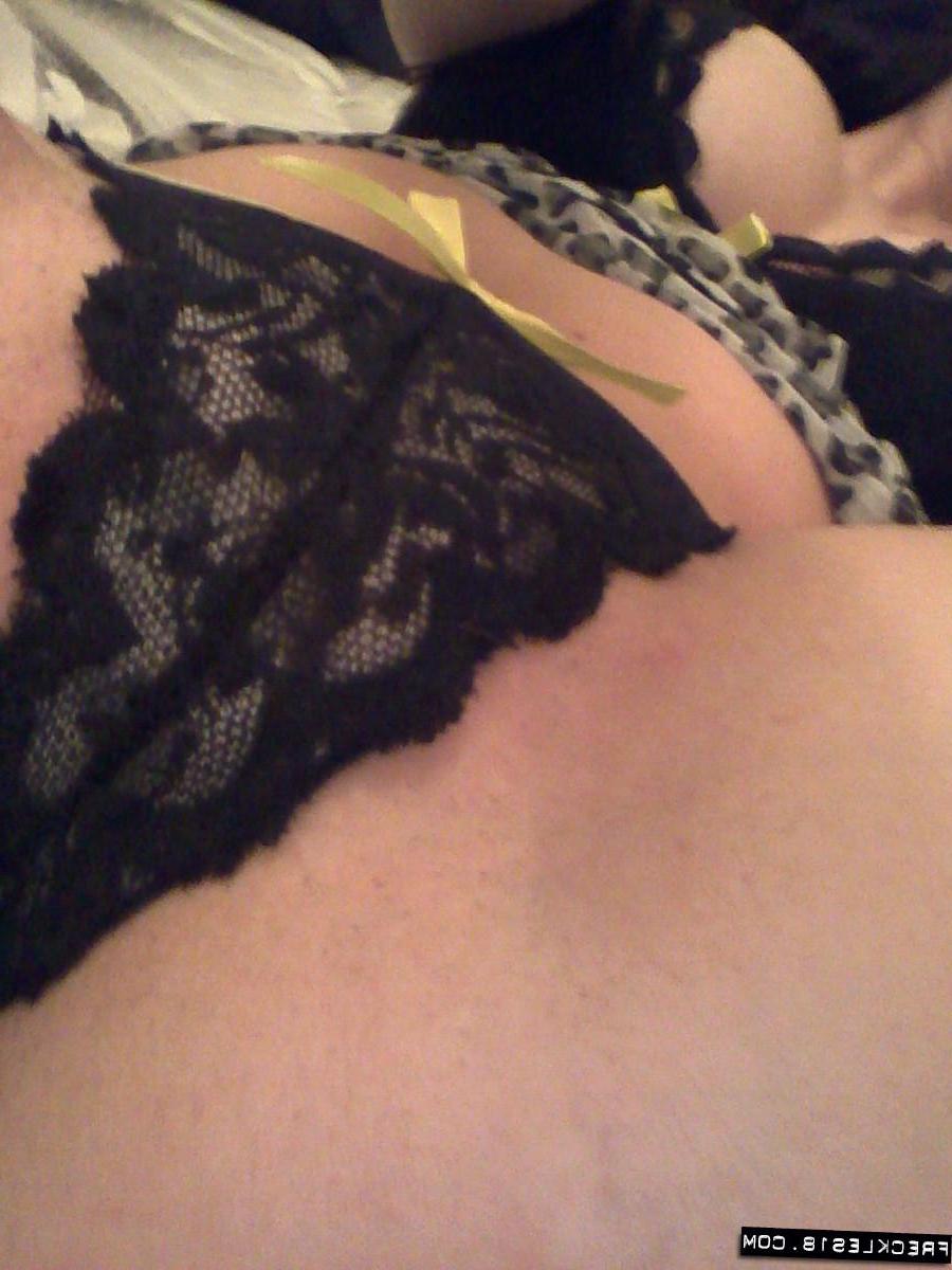 12P Brunette girl Freckles 18 takes sexy pics of herself in her night gown