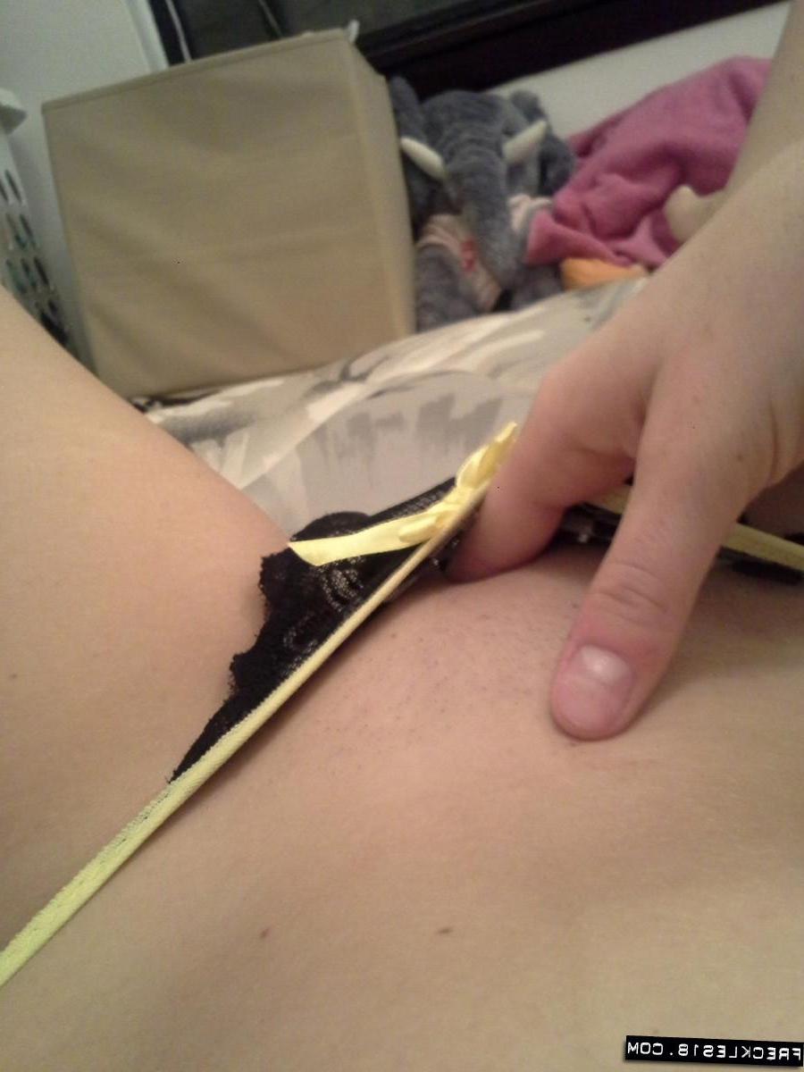 12P Brunette girl Freckles 18 takes sexy pics of herself in her night gown