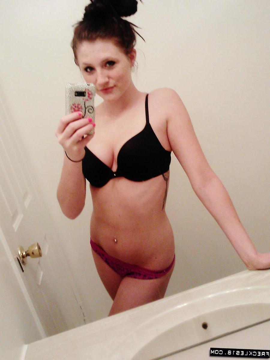 11P Pictures of Freckles 18 taking sexy pics of herself
