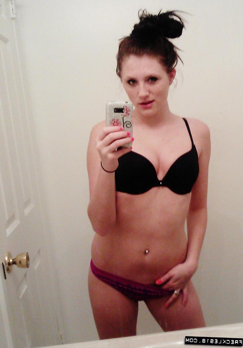 11P Pictures of Freckles 18 taking sexy pics of herself