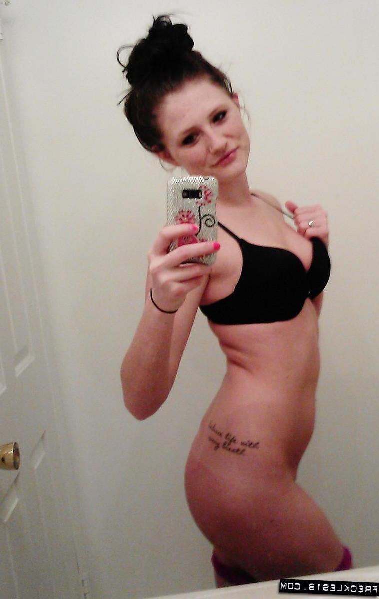 11P Pictures of Freckles 18 taking sexy pics of herself