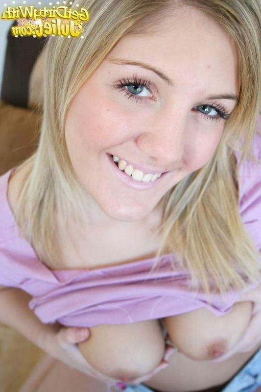 16P Pictures of teen Get Dirty With Juliet stripping naked for you