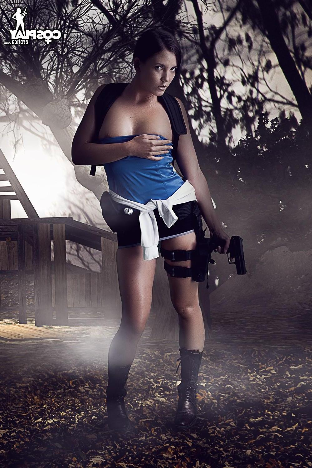 12P Sexy cosplay girl Gogo is kicking ass in a foggy swamp