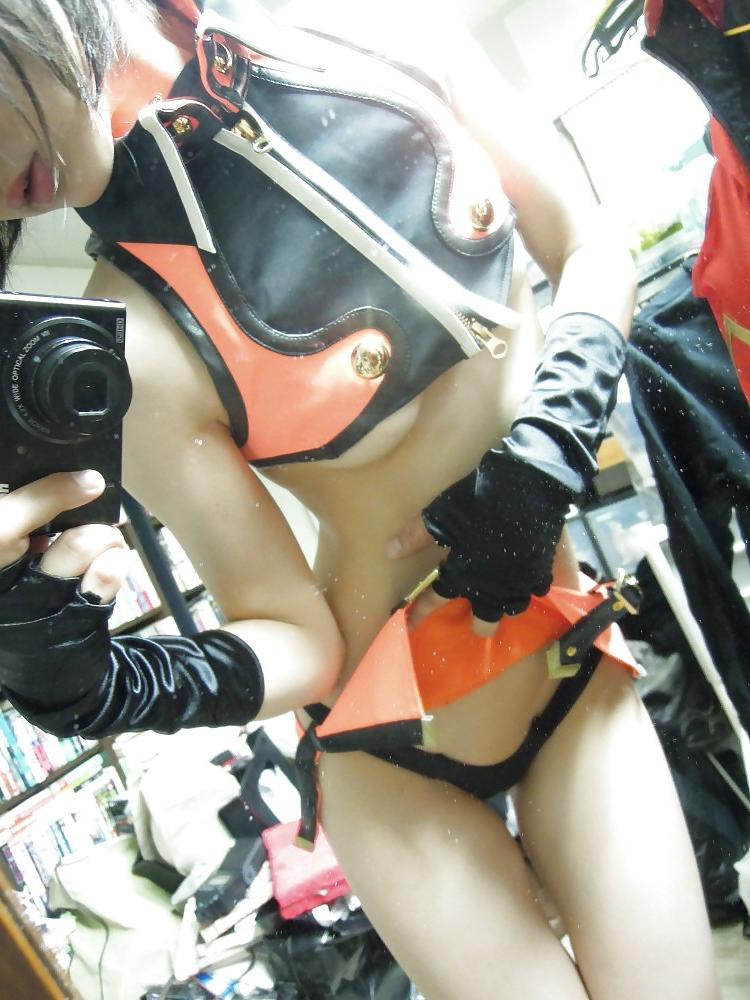 5P Iiniku ushijima cosplay, Makoto Nanaya blazblue