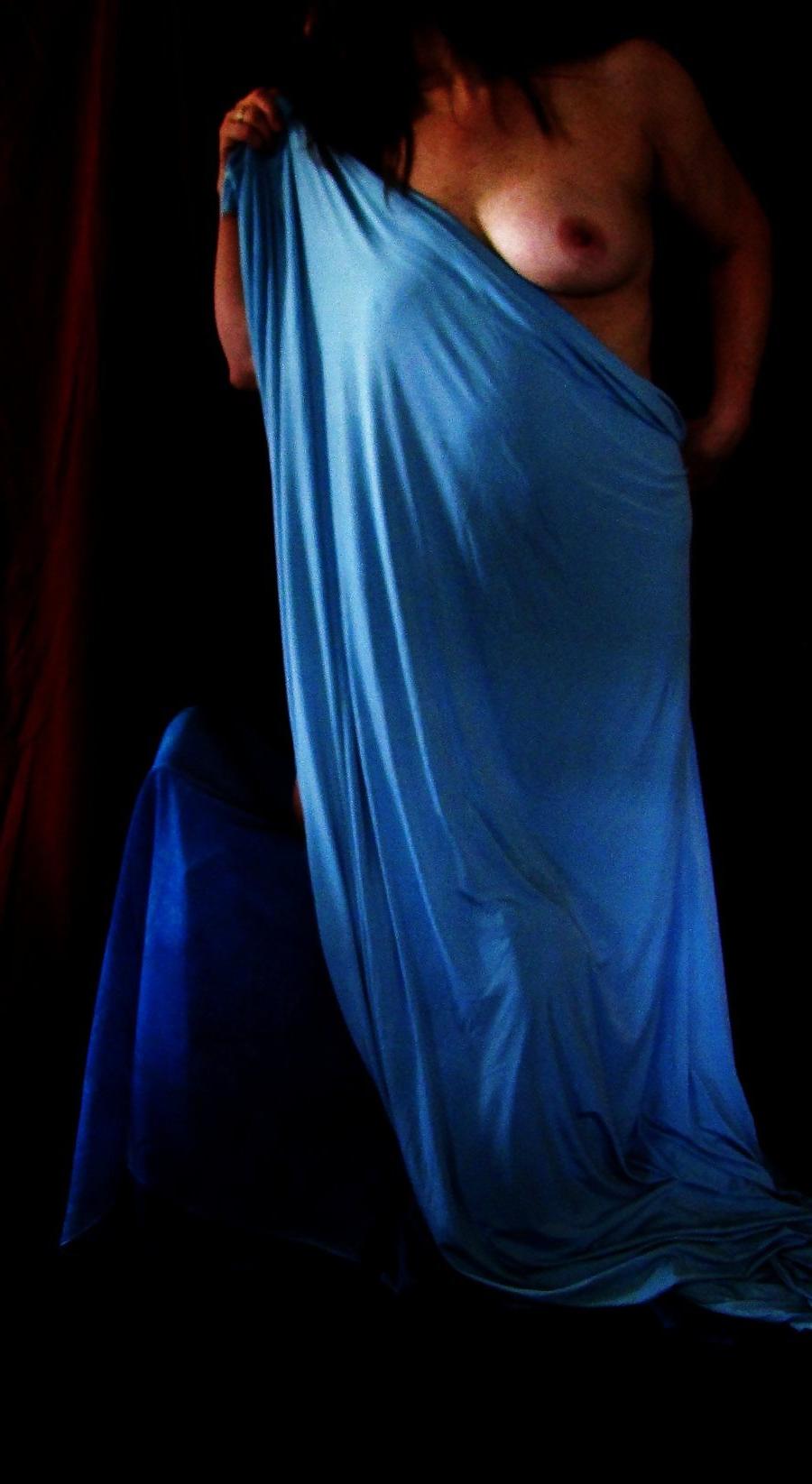 8P Blue sheet Tease