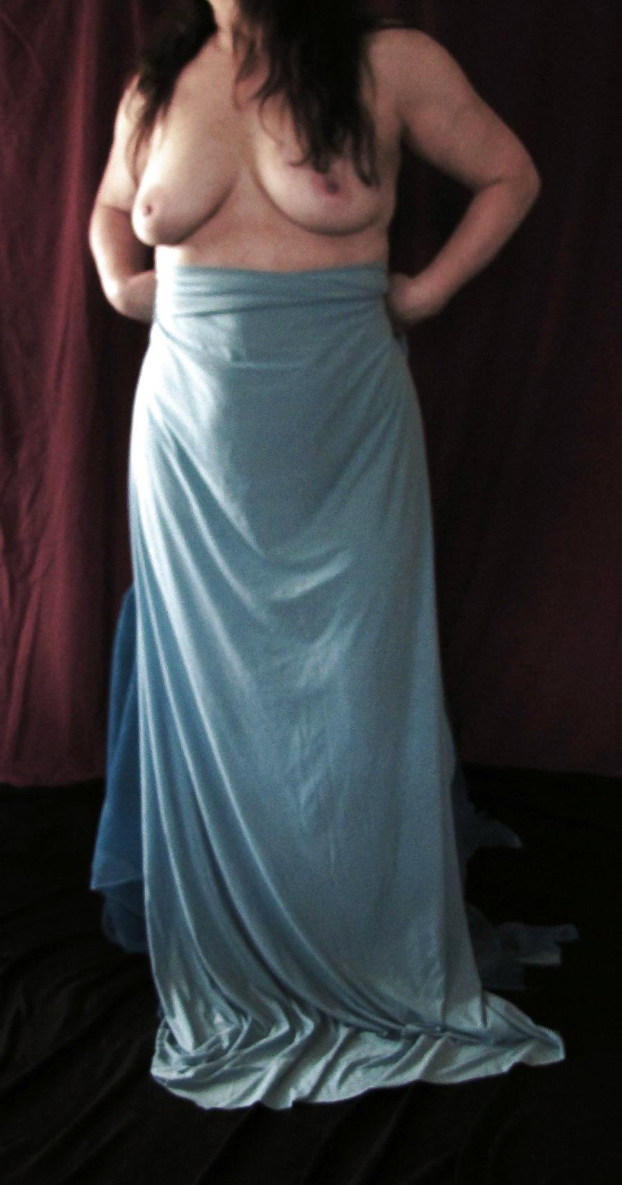 8P Blue sheet Tease