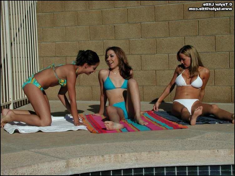 20P Pictures of Taylor Little having some fun in the sun with her friends