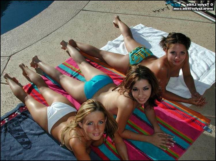 20P Pictures of Taylor Little having some fun in the sun with her friends