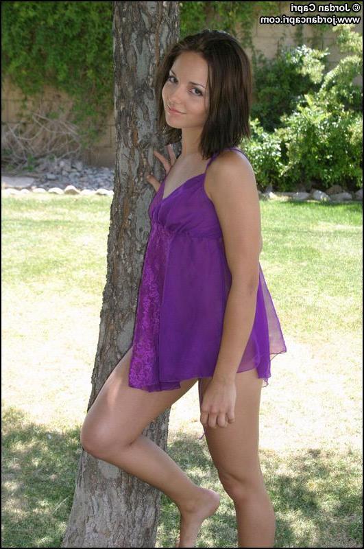 20P Pictures of Jordan Capri in a purple dress