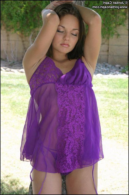 20P Pictures of Jordan Capri in a purple dress