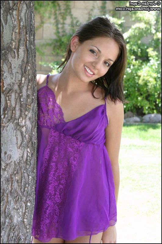 20P Pictures of Jordan Capri in a purple dress
