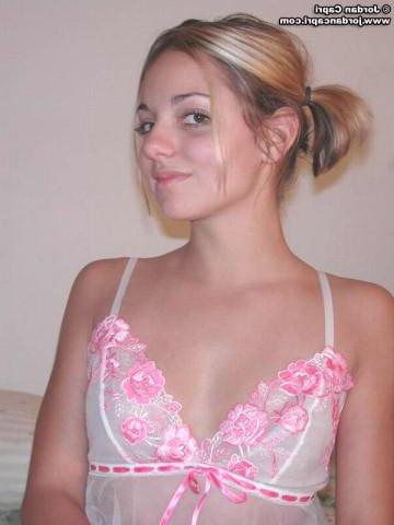 18P Jordan capri in see-through lingerie