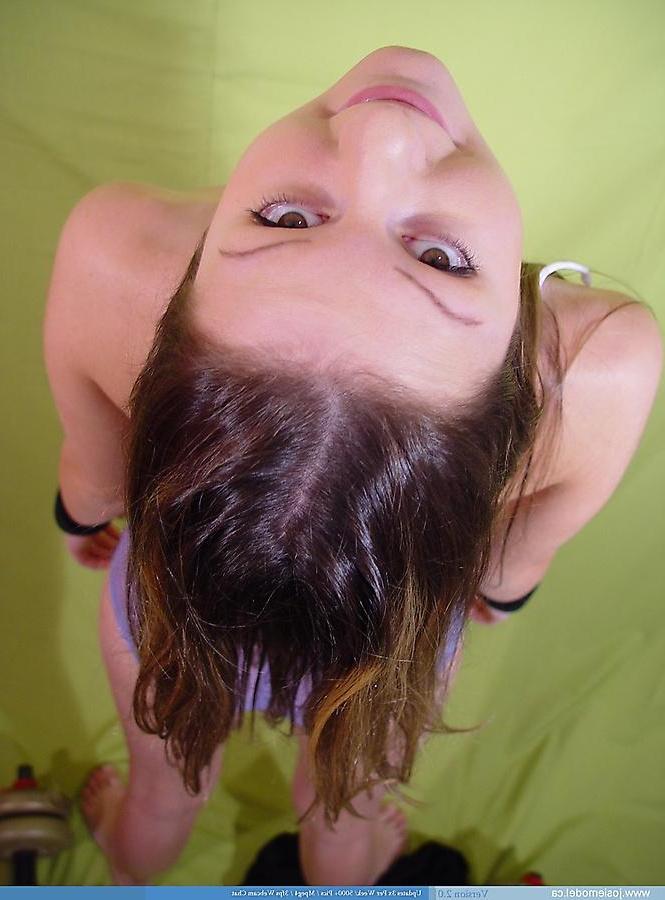 20P Pictures of teen hottie Josie Model working out her hot body
