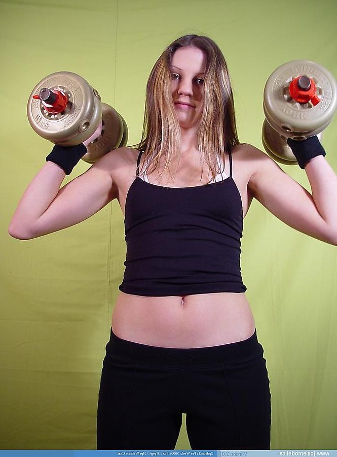 20P Pictures of teen hottie Josie Model working out her hot body