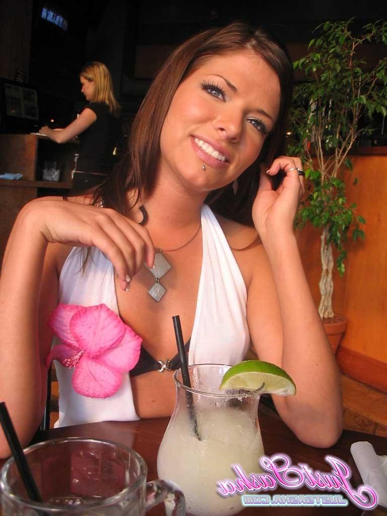 20P Pictures of Just Sasha getting drunk and loose