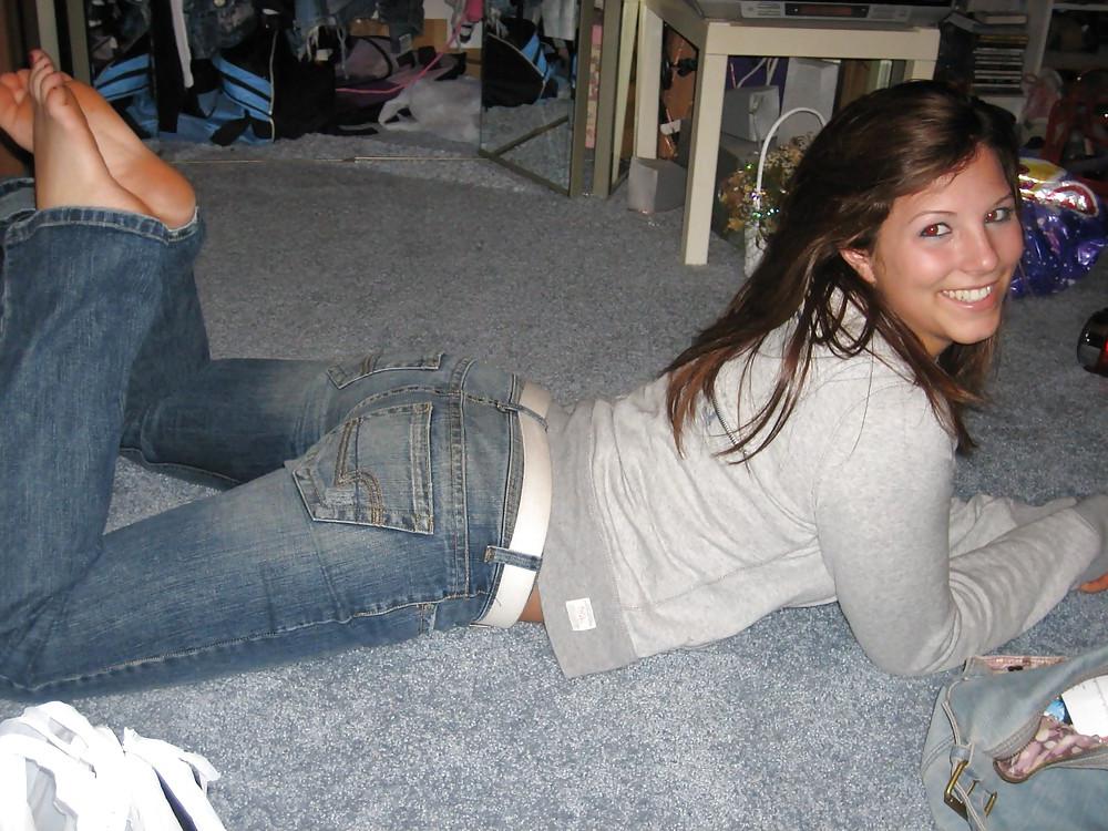 25P Sexy blue jeans