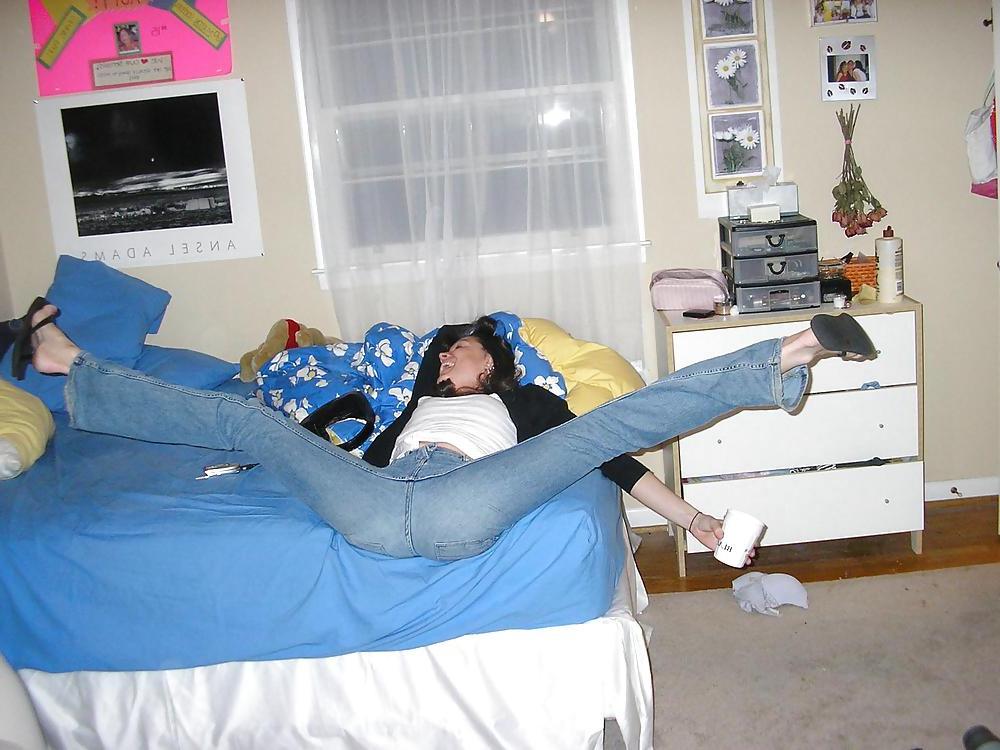 25P Sexy blue jeans