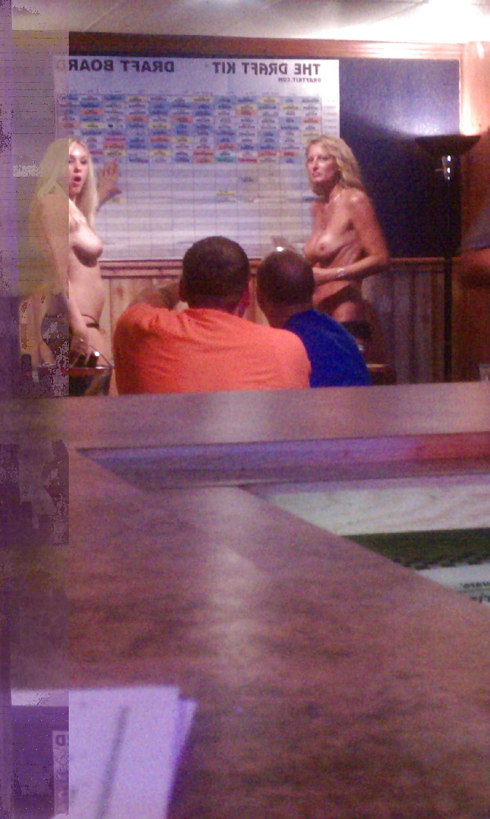 8P Stripers upstairs for a football draft party
