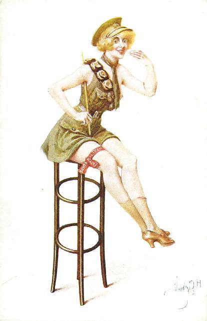 25P Old French postcards 4