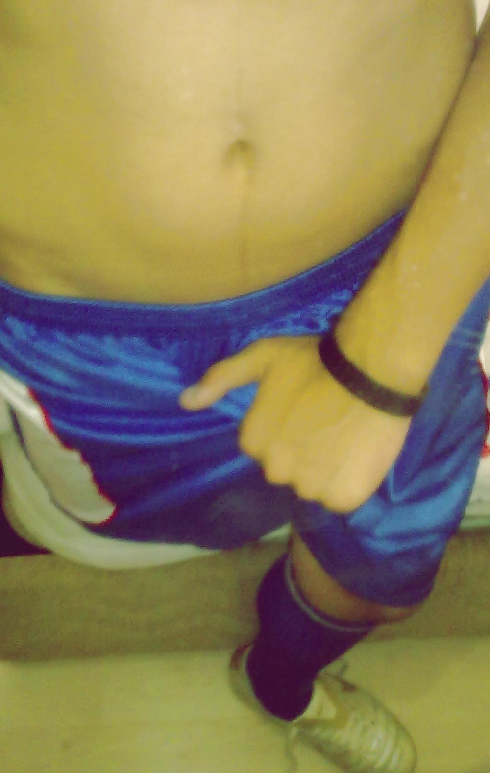 6P Me in soccer uniforms