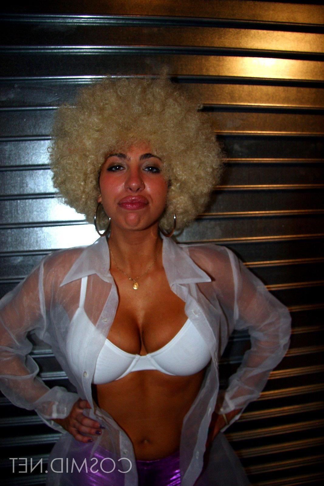 16P Pictures of Kathy dressed up for a sexy night of disco