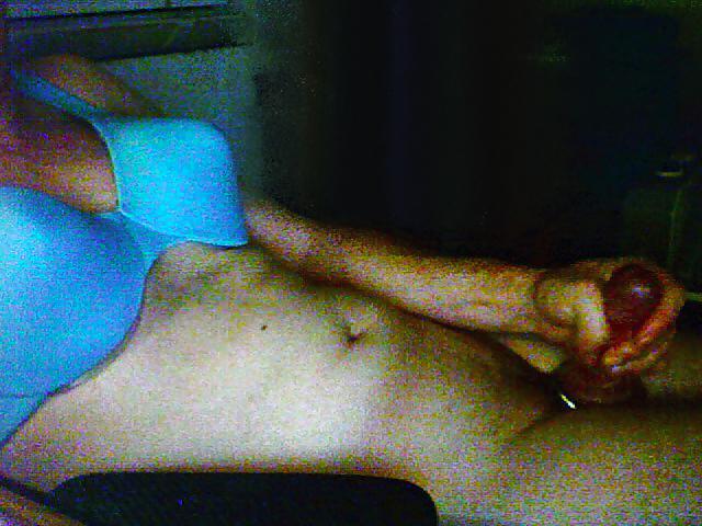 13P Masturbating in Blue Bra