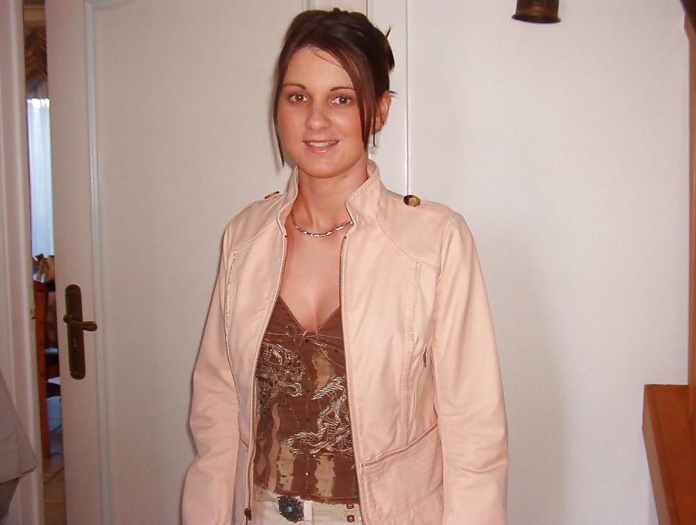 25P Italian shy brunette shows her body in lingerie